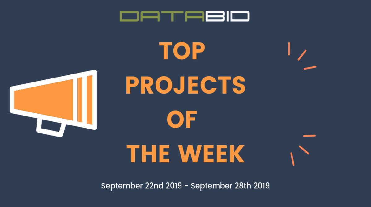DataBid Top Leads of The Week 09222019 - 09282019