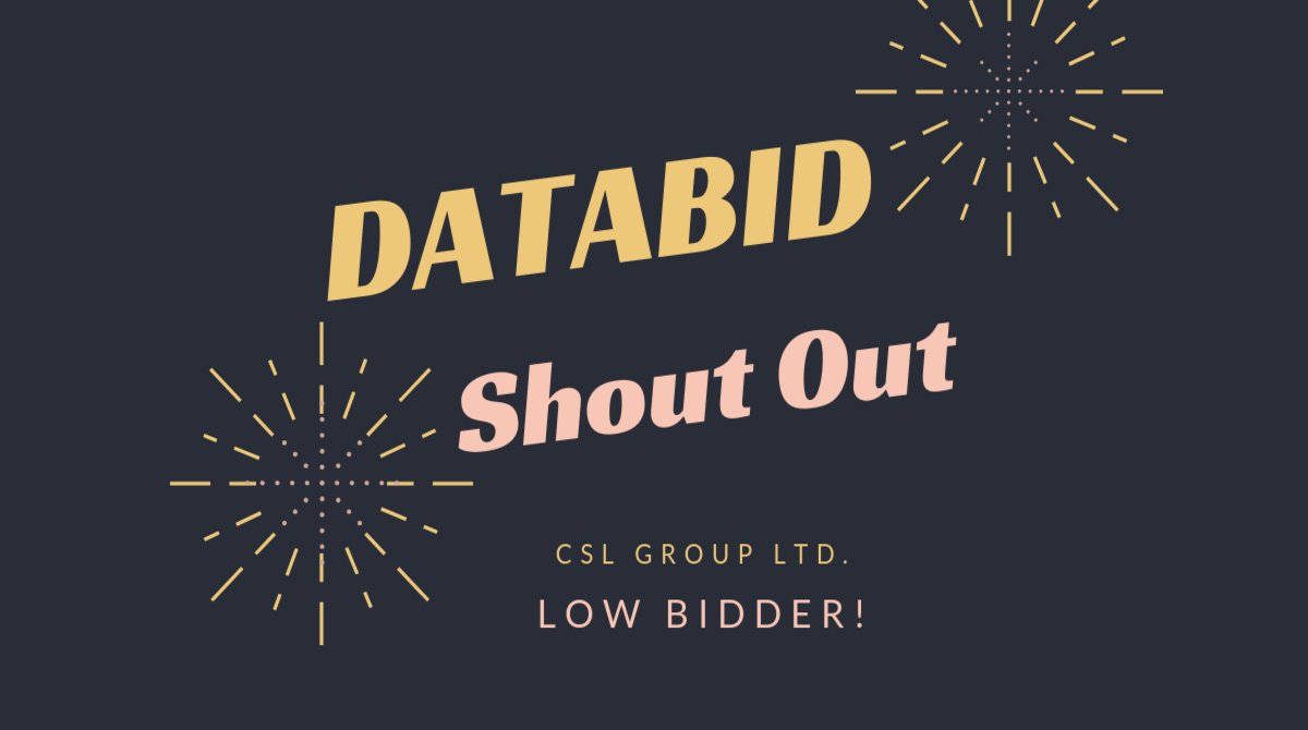 DataBid Shout Out CSL Group Ltd.