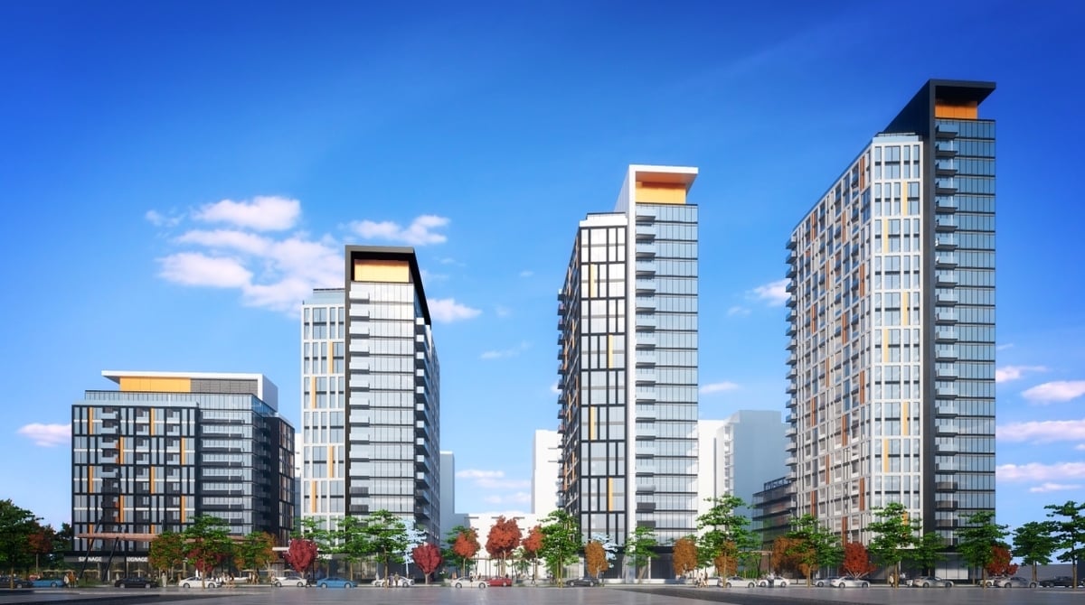 Multi-tower community proposed by SmartCentres REIT